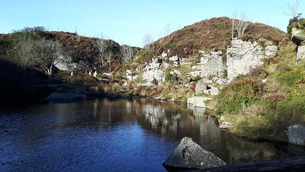 Haytor Quarry view