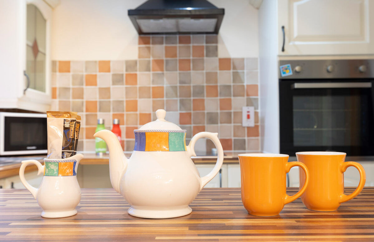 Time for a cup of tea in the Casamigo lodge at the Welcome Family Holiday Park