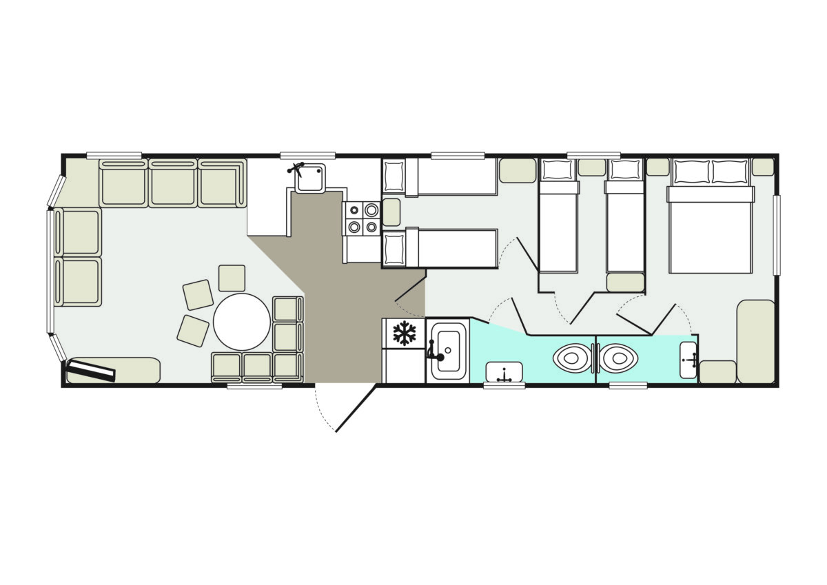 Floorplan for Welcome Family CasaMor accommodation