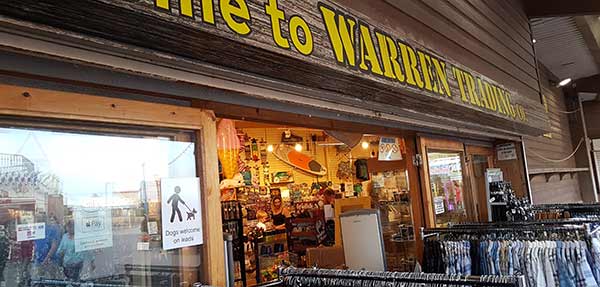 Warren trading, dog friendly shops at Dawlish Warren