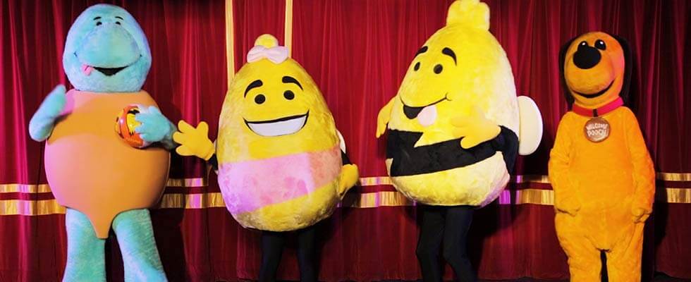 Mascot Party at Welcome Family Holiday Park Dawlish Warren Devon