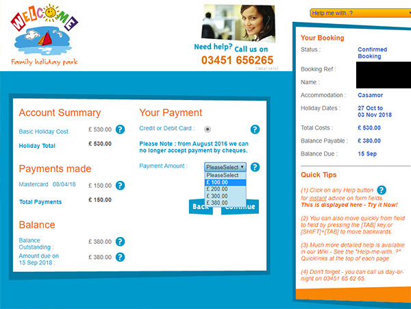 Pay by installments at Welcome Family.