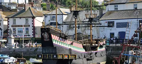 The Golden Hind in Brixham. Brixham