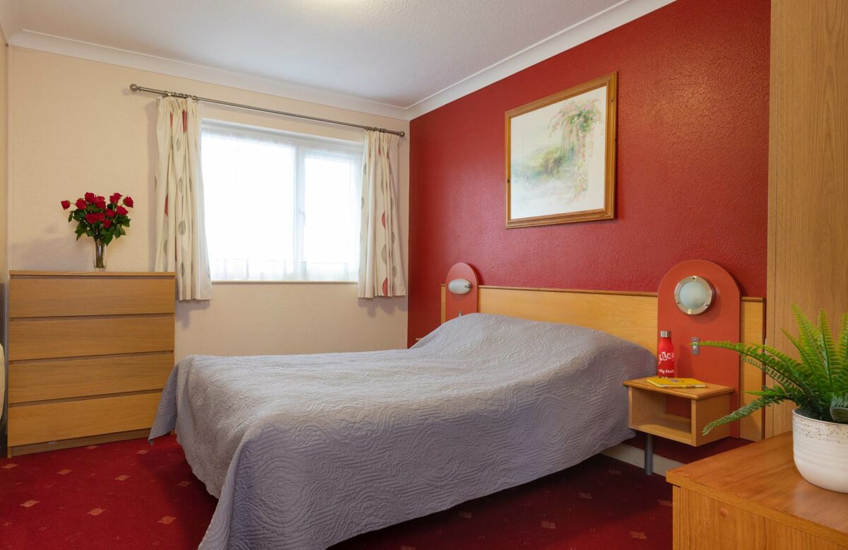 Double bedroom in the Arriba Apartment at Welcome Family Holiday Park