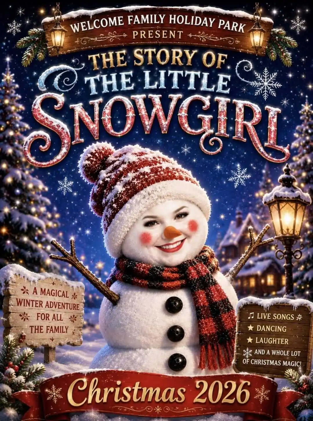 The Story of the Little Snowgirl Poster